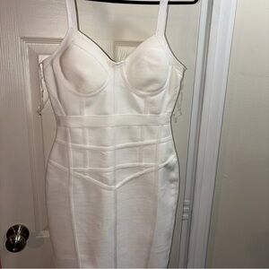 Fashion Nova White Mini Dress